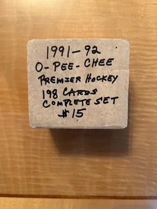 1991-92 O-PEE-CHEE PREMIER HOCKEY COMPLETE SET!! WAYNE GRETZKY!! MARIO LEMIEUX!! - Picture 1 of 3