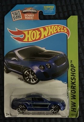 2015 风火轮宾利欧陆超级运动 192/250 蓝色 — 第 1/2 张图片