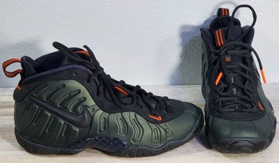 Zapatos Nike Air Foamposite Pro Mid Sequoia gamuza negra talla 6Y (GS) (644792-300) Foto 1 de 4