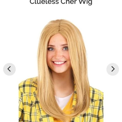 Peluca Rubia Dorada New Look para Todos los Días o Cosplay o Halloween Foto 1 de 4