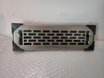 Декоративные решетки 3 на 10 дюймов восточный напольный регистр, сплошная латунь - Изображение 1 из 4