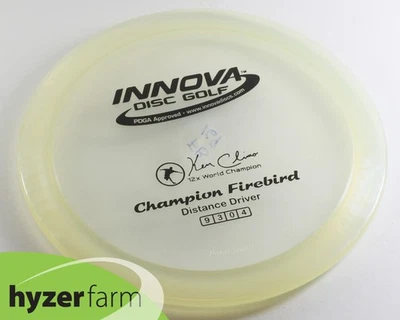 Innova BRAND NEW SWOOSH KC 12x FLAT PEARLY CHAMPION FIREBIRD 171g Hyzer Farm D62 - Image 1 of 2