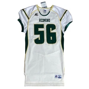 Maglia Russell Atheltics Calcio Gioco Taglio Bianco Oro Verde Redmon 56 Adulto L - Foto 1 di 9