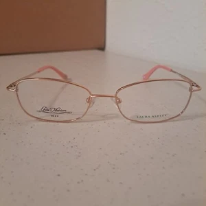 Laura Ashley Brille Tilly Pure Titanium Pink Oval Designer *NUR GESTELL i-67 - Bild 1 von 9