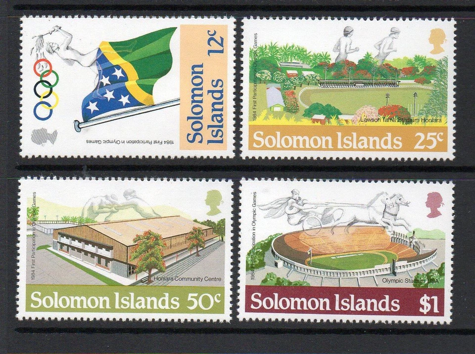 SOLOMON ISLANDS MNH 1984 SG528-532 OLYMPIC GAMES - LOS ANGELES - Image 1 of 1