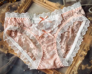 Women Sexy Lace Panties Cute Mesh See Through - Picture 1 of 3