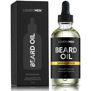 Sandalwood Scented Beard Oil 4oz-Beard Softener- Beard Growth-Beard Grooming Kit - Picture 1 of 6