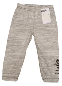 NWT Hurley Boy's Grey Heather Jogger Sweat Pants 24M - Picture 1 of 2