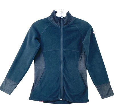 Roxy Talla: GRANDE 12 Niña Cascada Técnica Cremallera Vellón Color: Negro Foto 1 de 2