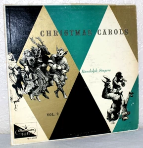 The Randolph Singers Christmas Carols Vol. 2 33RPM LP 1956 Westminster WP 6023 - Imagen 1 de 8