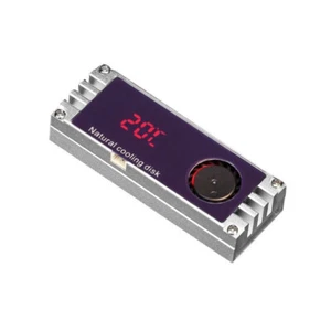 OLED Display M2 SSD Kühlkörper Kühler Temperatur für M.2 2280 SSD Solid - Bild 1 von 10