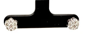 Pendientes diamantes oro 14k - Imagen 1 de 8