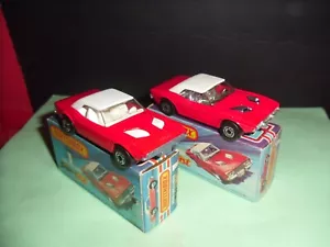 2 x Matchbox Sup/fast #1-Dodge Challenger In Orig 'J' Type Boxes,NMINMB,NOS,1976 - Picture 1 of 13