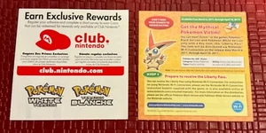 Pokemon Schwarz Weiß Victini Nur Inserts OHNE SPIEL Nintendo DS (2 Stück) - Bild 1 von 2