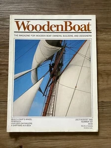 Wooden Boat Magazine Owners Builders Designers Wood July/August 1992 #107 V-Good - Picture 1 of 2