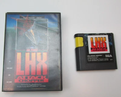 Sega Genesis LHX Attack Chopper *missing manual*  tested  Air Force - Image 1 of 3