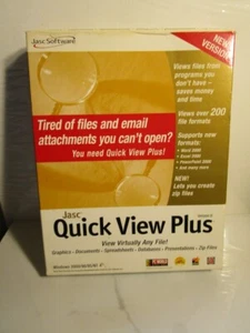 Jasc Quick View Plus Version 6 in Retail Box - Picture 1 of 3
