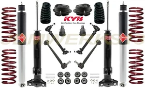 SUSPENSION REBUILD KIT KYB SHOCKS VOGTLAND SPRINGS MERCEDES W124 400E E420 92-95 - Picture 1 of 2