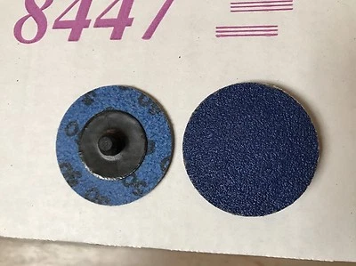 100 Each Norton 4" 80 Grit TR R821P BlueFire Quick-Change Disc 66261144599 - Image 1 of 2