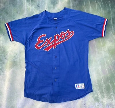 Vintage Russell MLB Montreal Expos Vladimir Guerrero #27 Jersey Size XL. - Image 1 of 4