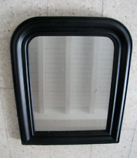 Miroir Napoléon III au mercure en bois noir 55 X 45,5 cm