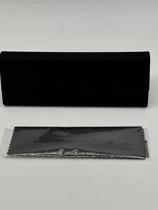 NEW Silhouette Hard Flip Open Eyeglasses Case Magnet Closure w/Cleaning Cloth - Picture 1 of 15