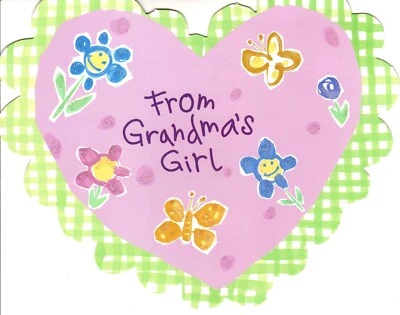 Поздравительная открытка с днем рождения бабушка от бабушкины девочки тема Hallmark - Изображение 1 из 3