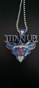 Tennessee Titans Logo Pendant Necklace Football Fan Jewelry Team Spirit Accessor
