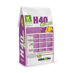 Colla universale H40 No Limits in busta da 5kg per pavimento e rivestimento - Foto 1 di 4