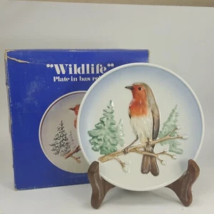 ROBIN 1973 Wildlife Collectors Plate Goebel W. Germany Vintage 1st Edition XCHF7 - Picture 1 of 11