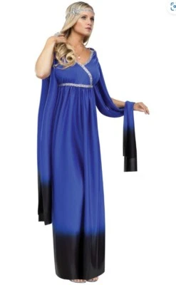 Disfraz de Halloween Adulto Diosa Luna Para Mujer ~ Azul ~ Talla S (2-4) Foto 1 de 4