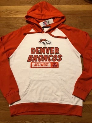 Denver Broncos Mens Hoodie Medium Nwt AFC West NFL Team Apparel - Image 1 of 4