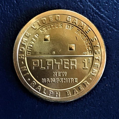 2 Coins P & D - 2021 BU New Hampshire American Innovation $1 Dollars Video Game Cover