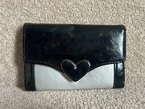Borsa Morgan De Toi - cuore - nero e argento - ecopelle - retrò Y2K 00s - Foto 1 di 6
