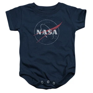 NASA "Distressed Logo" Kleinkind Einteiler - Bild 1 von 3