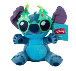 2024 Disney Xmas Holiday Edition Stitch 8 Zoll Plüsch Neu mit Etikett - Bild 1 von 5