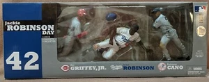 McFarlane JACKIE ROBINSON DAY 42 3-Pack K. Griffey Jr, J. Robinson, R. Cano - Picture 1 of 5