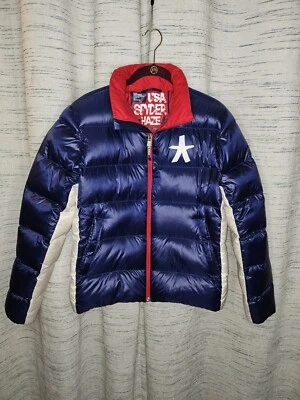 Spyder X Haze Team USA Collaboration Down Puffer Jacket - Image 1 of 4