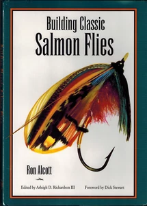 SIGNED 1995 "Building Classic Salmon Flies" by Alcott, Fly Fishing Tackle Fish - Picture 1 of 3