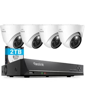 Reolink 12MP Security Camera System 8CH NVR 2TB Smart Detection Color Night - Picture 1 of 14