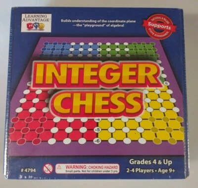 Integer Chess Board Game Learning Advantage #4794 - FAST SHIP - Image 1 of 3