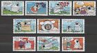 France 3235-3244 Cubitus Comics [10 USED Stamps] Issued 2006