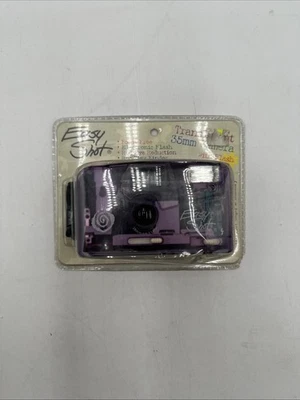 Easy Shot 35mm Film Camera 9.5 Lens Clear Purple Camera Rare!! - Image 1 of 3