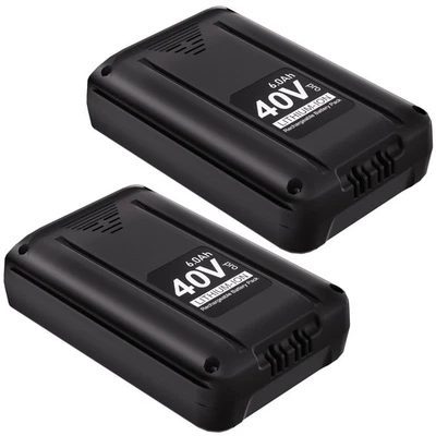 2 PACK For Kobalt 40v MAX 6.0 Ah Extended Run Li-Ion Battery KB440-03 KB540-06