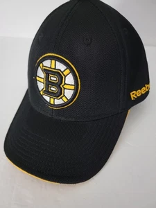 NHL Boston Bruins Reebok Erwachsene Fitmax 70 Flex Fit Cap Mütze Beanie S/M - Bild 1 von 7