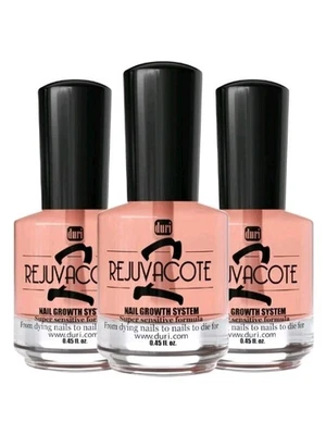 Sistema de crecimiento de uñas Duri Rejuvacote 2 (paquete de tres) fórmula sensible nuevo en caja  Foto 1 de 4