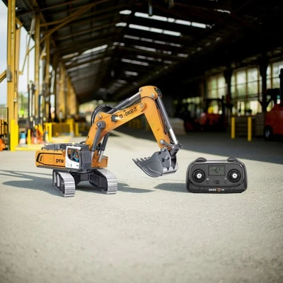 1/50 RC Excavator K970 Engineering Electric Lifting Digger Metal Bucket RTR To85 - Image 1 of 4