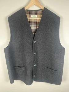 GILET UOMO JIMMY HOURIHAN grigio pura lana nuova taglia XL Irlanda made in Slovakia - Foto 1 di 5