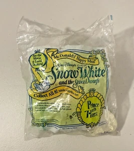 1992 McDonalds Happy Meal Schneewittchen & der sieben Zwerge Prinz mit Pferd - Bild 1 von 2
