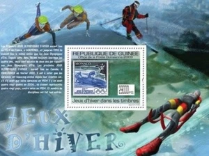 GUINEA 2009 * IMPERF * WINTER OLYMPICS STAMP ON STAMP 1V 13449-3 - Picture 1 of 1